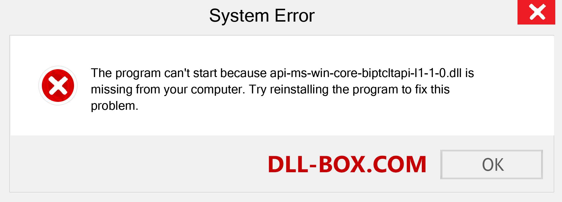  api-ms-win-core-biptcltapi-l1-1-0.dll file is missing?. Download for Windows 7, 8, 10 - Fix  api-ms-win-core-biptcltapi-l1-1-0 dll Missing Error on Windows, photos, images