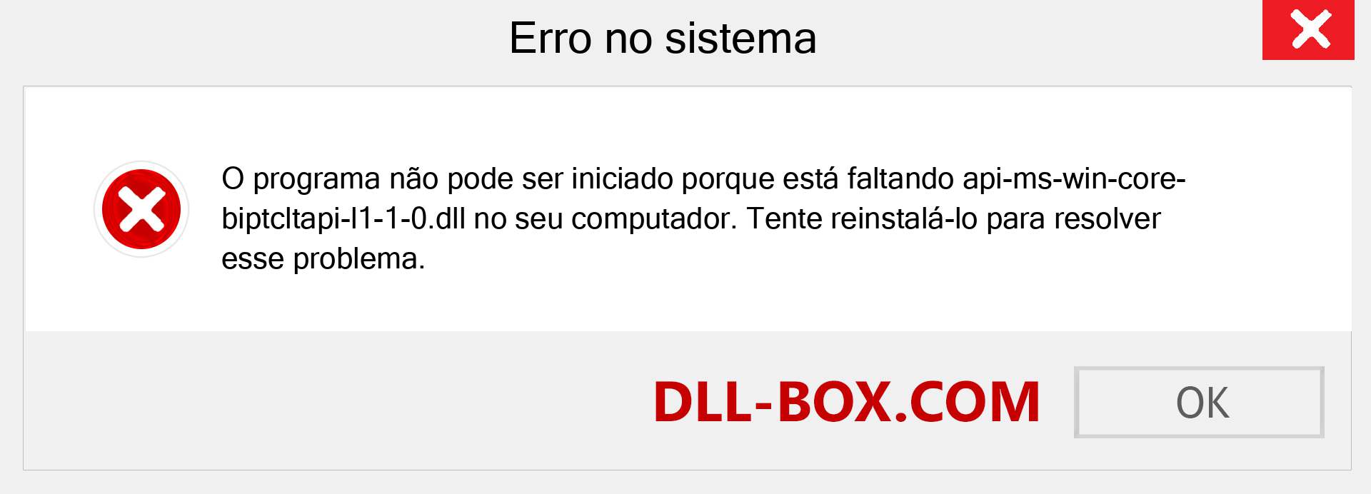 Arquivo api-ms-win-core-biptcltapi-l1-1-0.dll ausente ?. Download para Windows 7, 8, 10 - Correção de erro ausente api-ms-win-core-biptcltapi-l1-1-0 dll no Windows, fotos, imagens